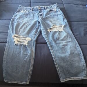 American Eagle Outfitters Relaxed Fit Light Blue Jeans
